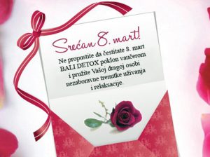 Poklon vaučer za 8. mart